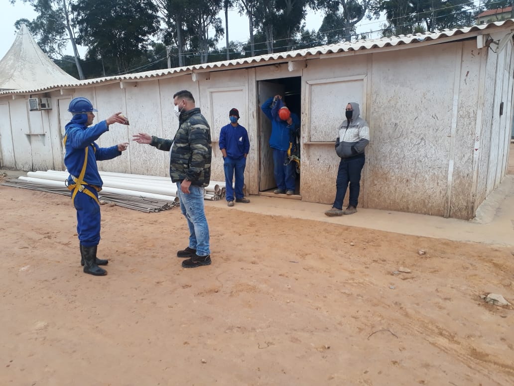 CONSORCIO FRANCO DA ROCHA ESTACAO DE TRATAMENTO DE ESGOTO VIDA NA OBRA 1